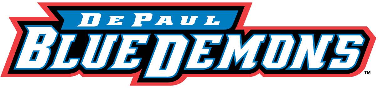 DePaul Blue Demons 1999-Pres Wordmark Logo vinyl decal